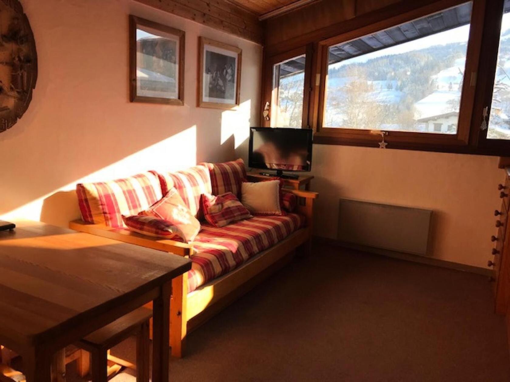 Résidence Les Cristaux Du Bas - Studio pour 4 Personnes 984 Combloux Esterno foto
